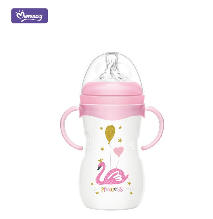 "Anti-Colic Wide-Neck Baby Feeder – 240ml BPA-Free Bottle "