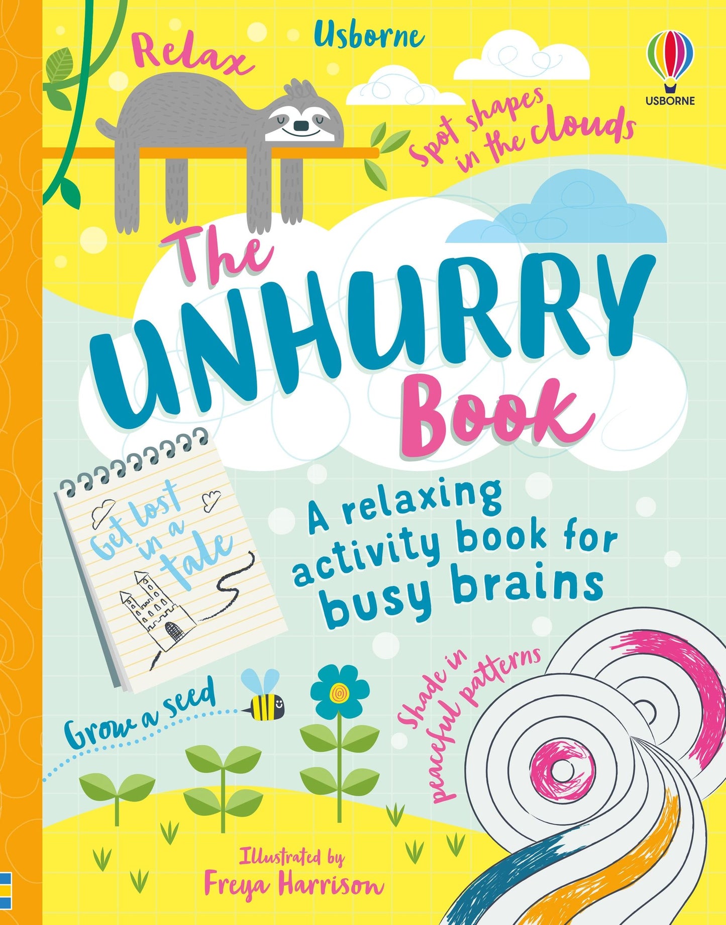 "A calming activity book with mindfulness activities for children"