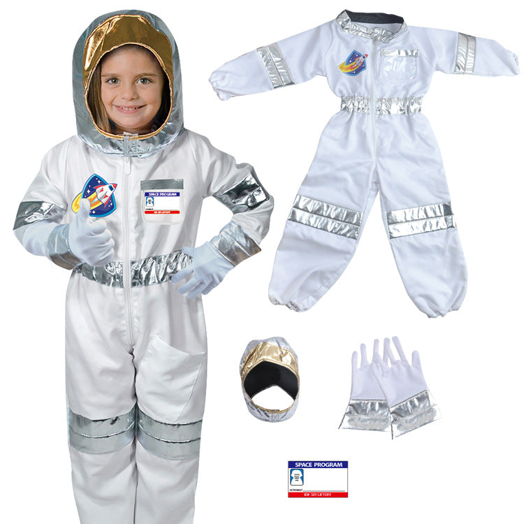 Astronaut Pretend Play Costume for Kids – Space Explorer Outfit