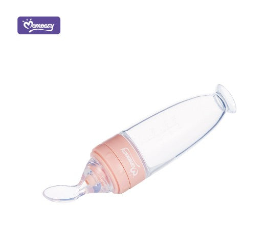 Momeasy Baby Feeding Spoon – Silicone Feeder for Infants