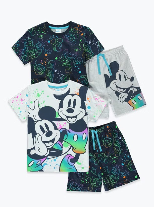 "Boys 2 pack Mickey Mouse T-shirt and shorts set"