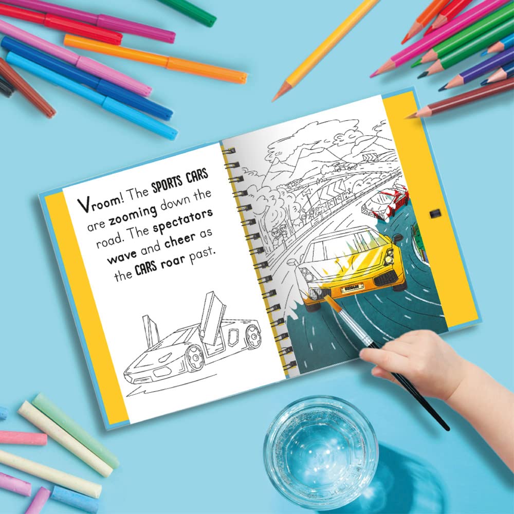 "Magic Water Coloring Book for kids"