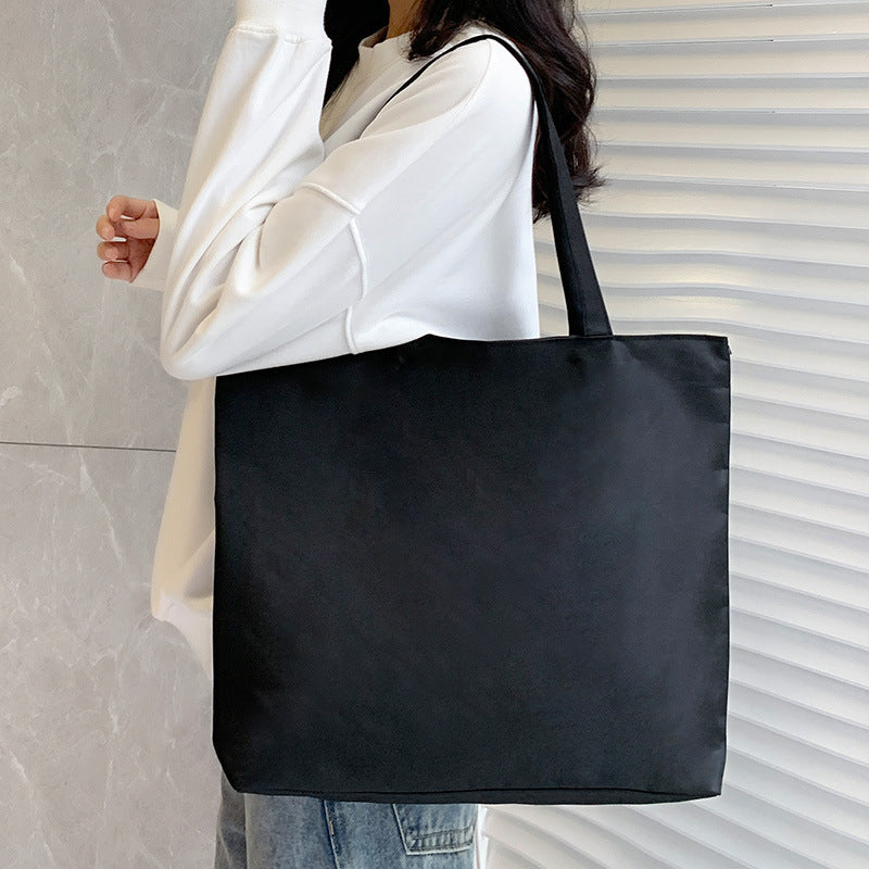 "Canvas Tote Bag - Classic Black"