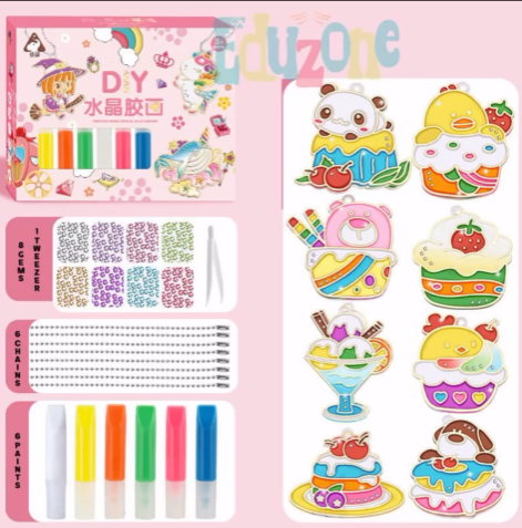 "Acrylic Keychain Diy Kit"