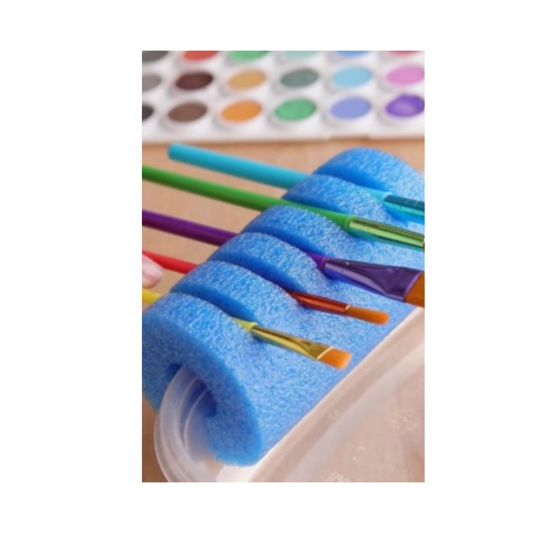 "DIY_paintbrush_holder_using_pool_Noodle"