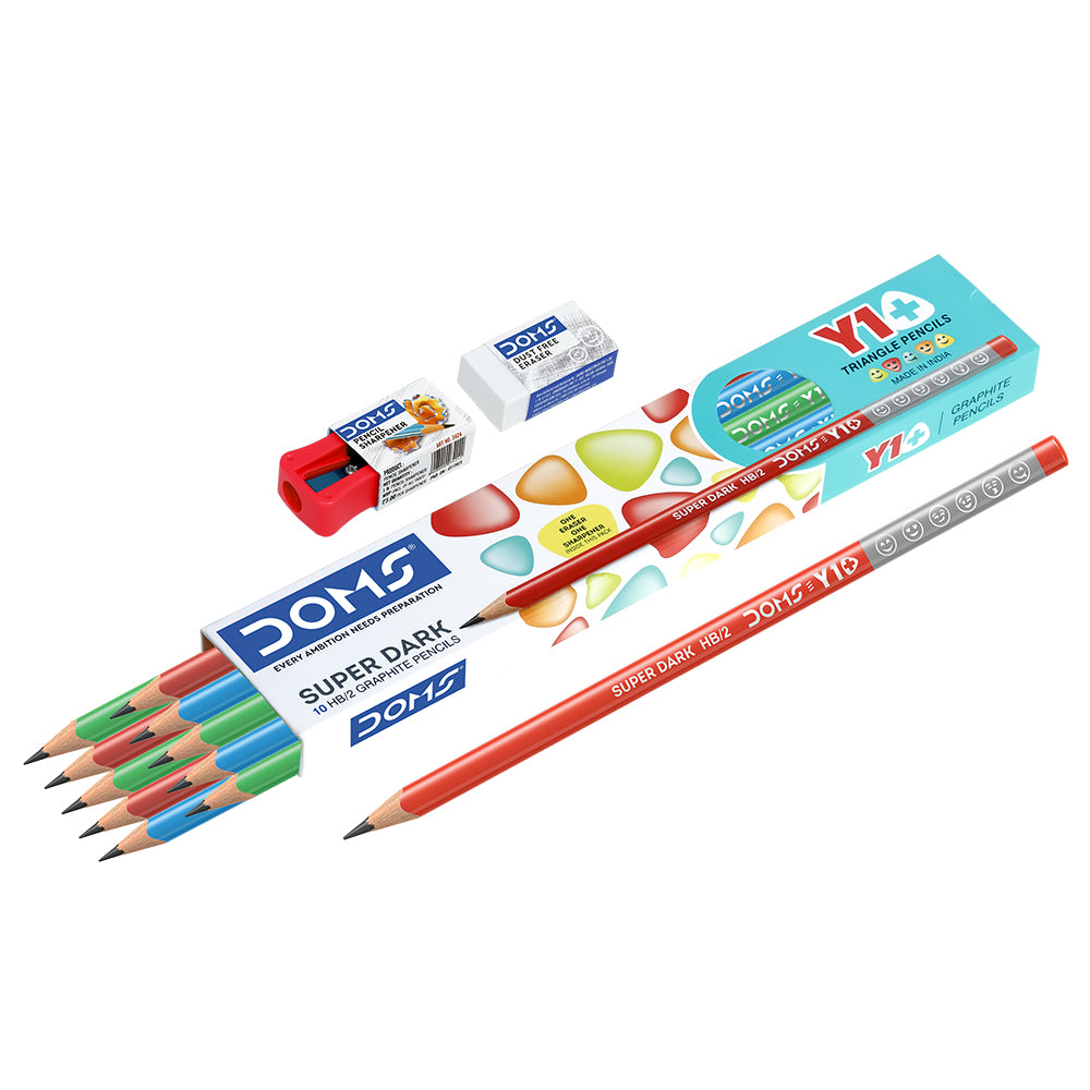 "DOMS Y1 Triangle Pencil pack"
