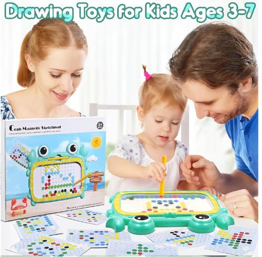 Shape Art Pad – Montessori Magnetic Pattern Board for Toddlers (Ages 3–6)