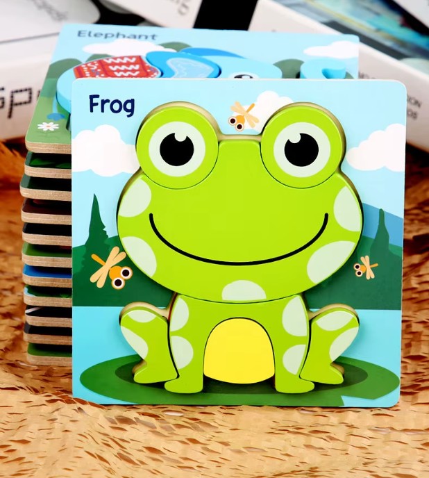 Wooden Montessori Educational Kids Jigsaw Puzzle"