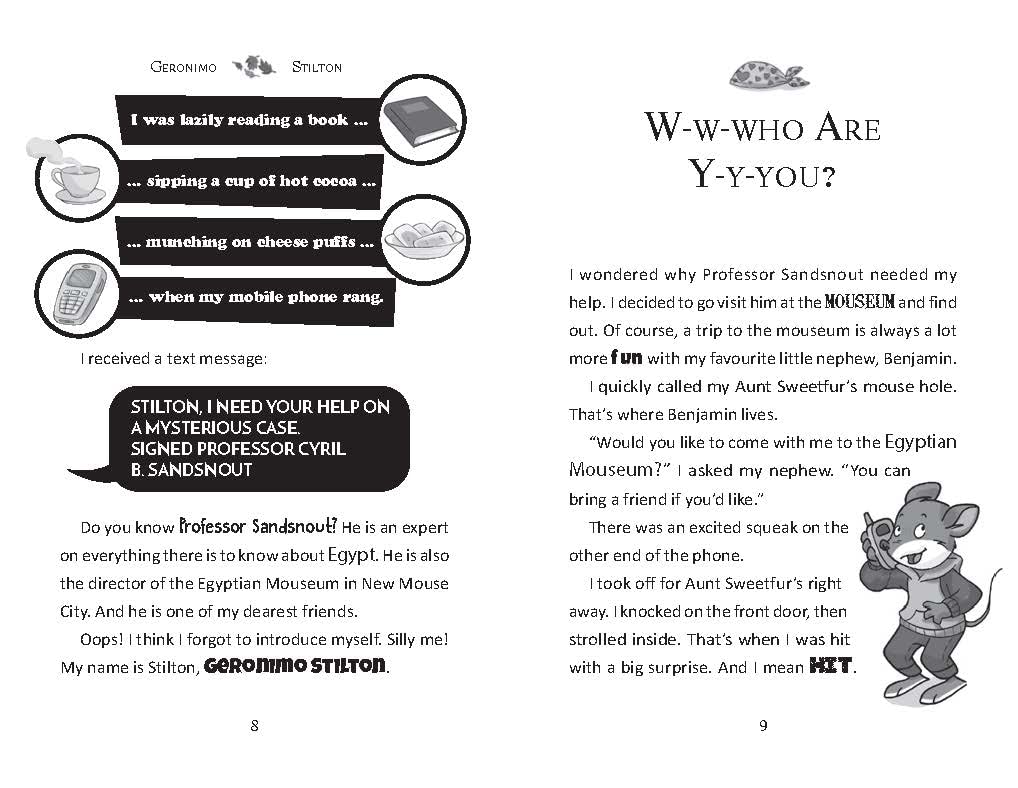 "Geronimo Stilton-The Mummy with No Name"