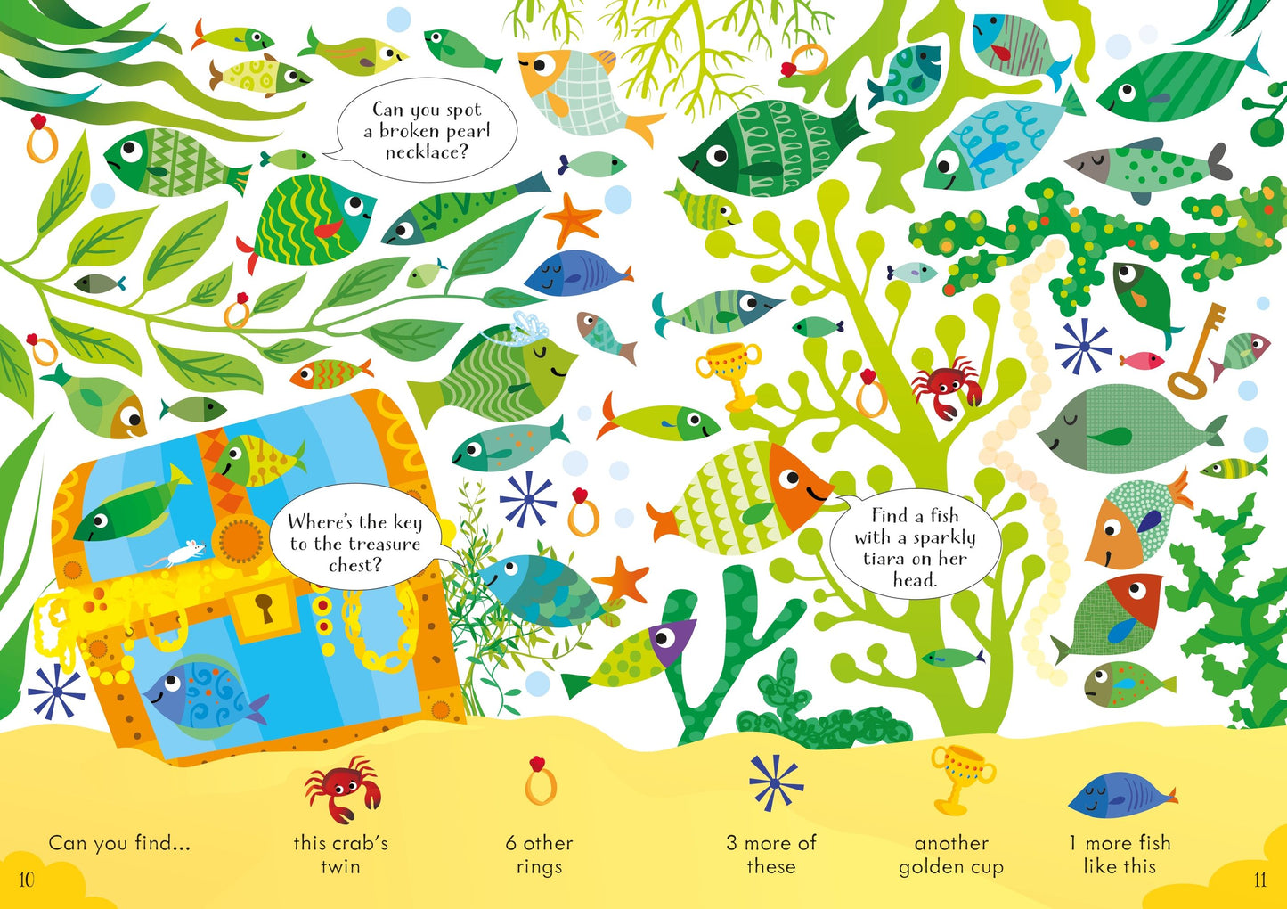 Look and Find Puzzles Under the Sea Book for 4+
