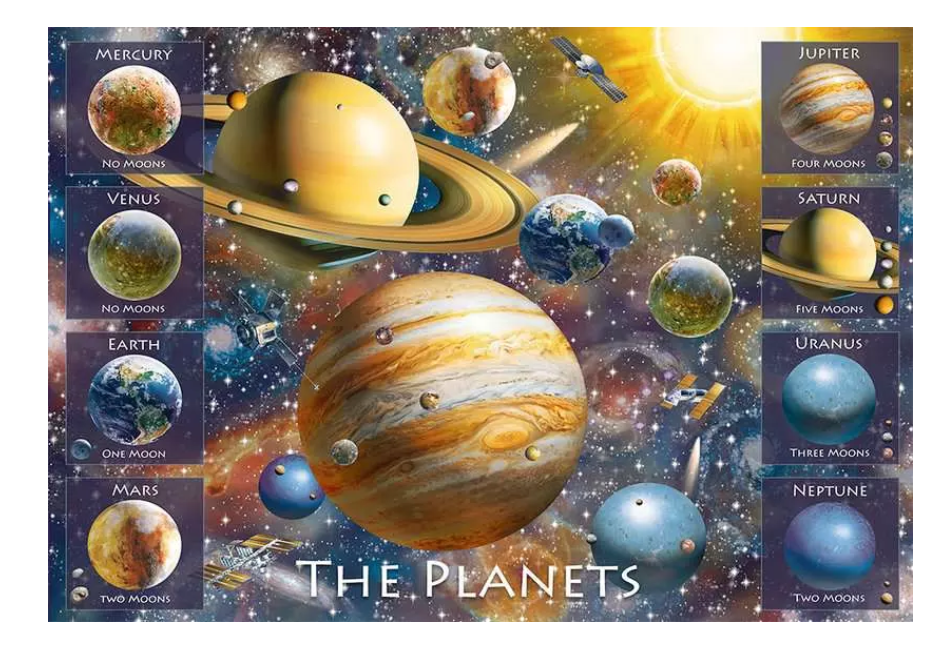 "Planets Jigsaw Puzzle"