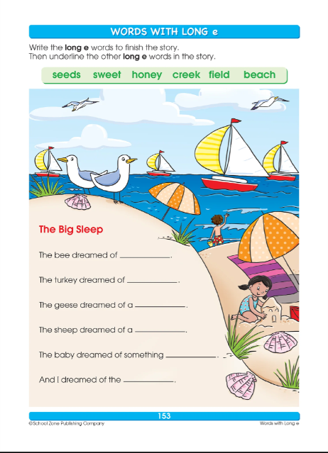 "Learning spelling for grade 1 to 3"