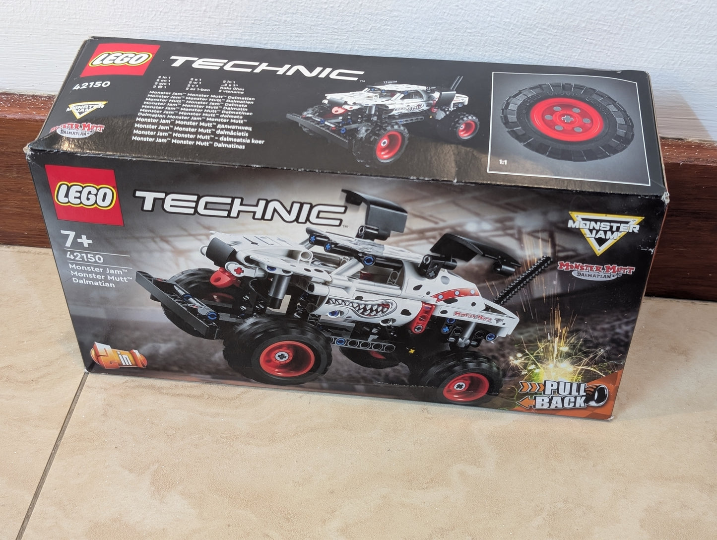 "Lego Technic Monster Jam 42150 pull back"