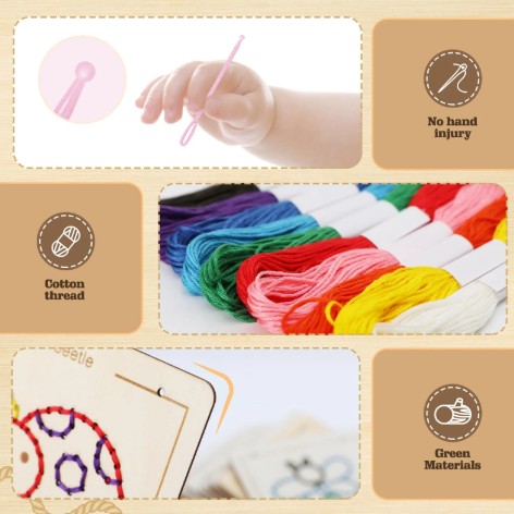 "Montessori Like Skill Sewing for Kids"
