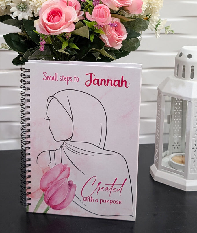 "Muslimah theme Lined Notebook"