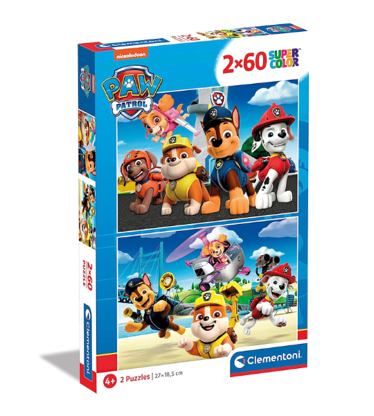 "Paw Patrol Jigsaw Puzzle 2x60 pcs"