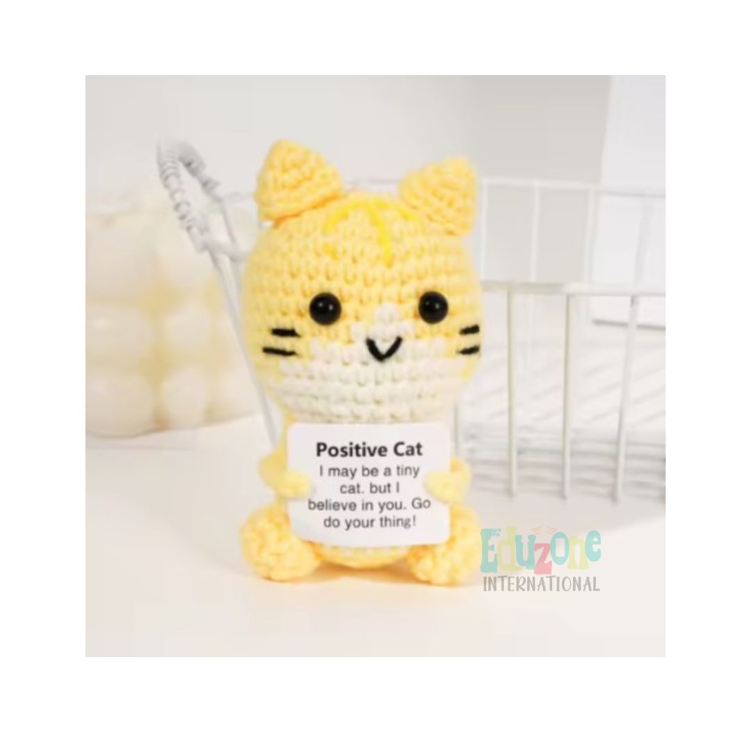 "Positivity Kitten Emotional Support Comfort Toy for Kids"