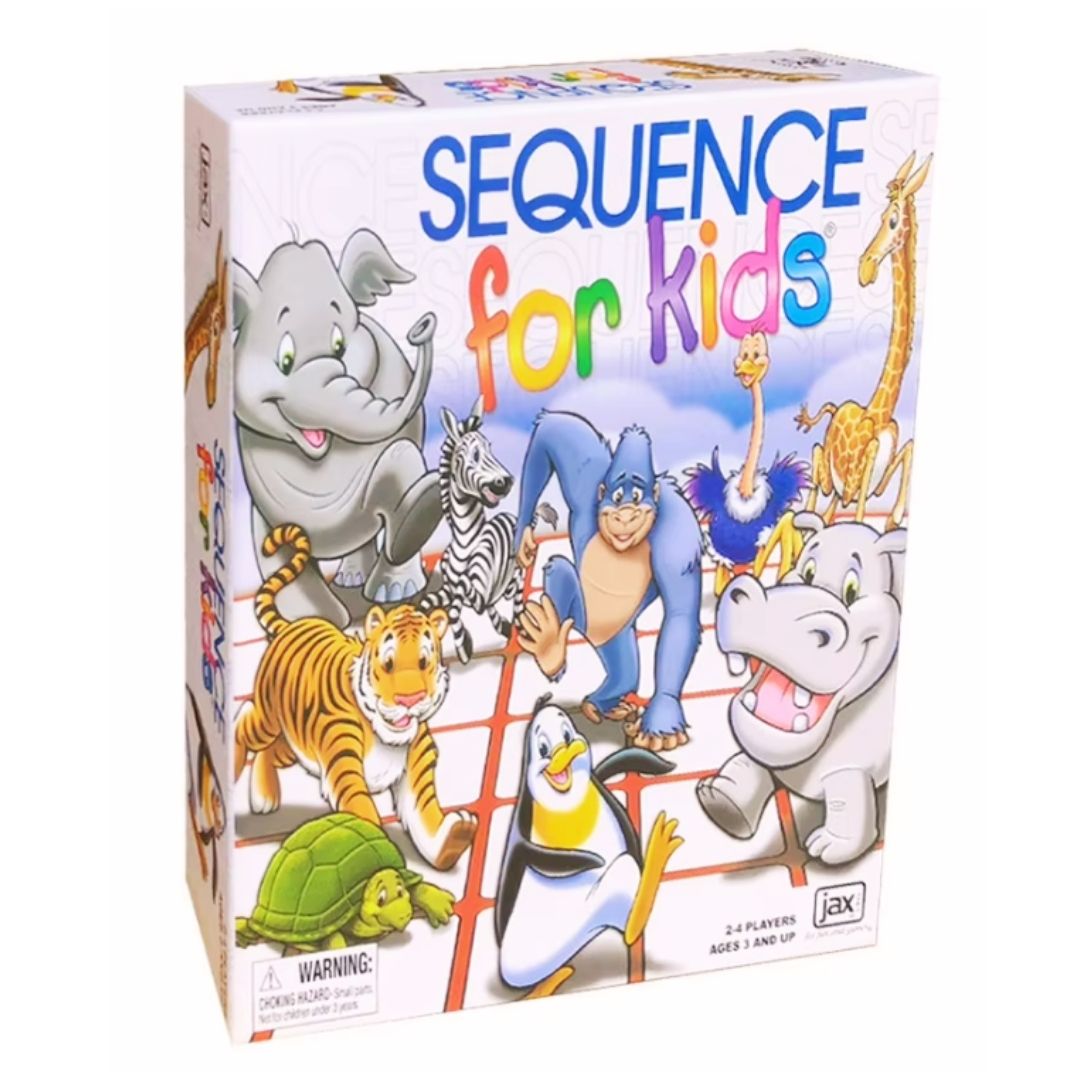 "Sequence board game for kids"