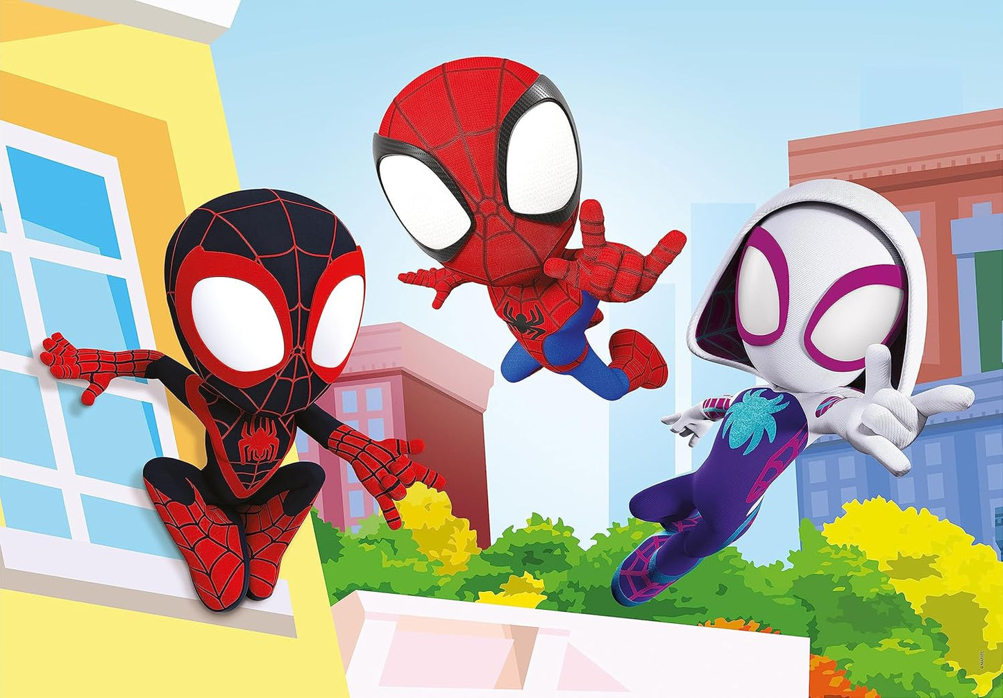 Clementoni Supercolor Marvel Spidey and His Amazing Friends-2 X 20-Piece Jigsaw Puzzle for Kids
