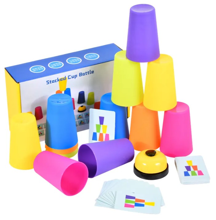 "Stacking cCups Kids and Family Game"