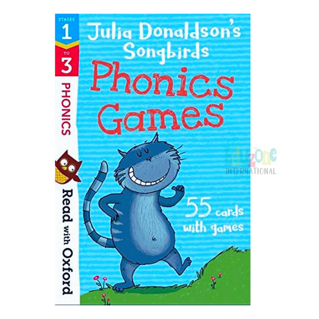 "Stages 1 to 3 Julia Donaldsons Songbird's Phonics Games Flashcards"