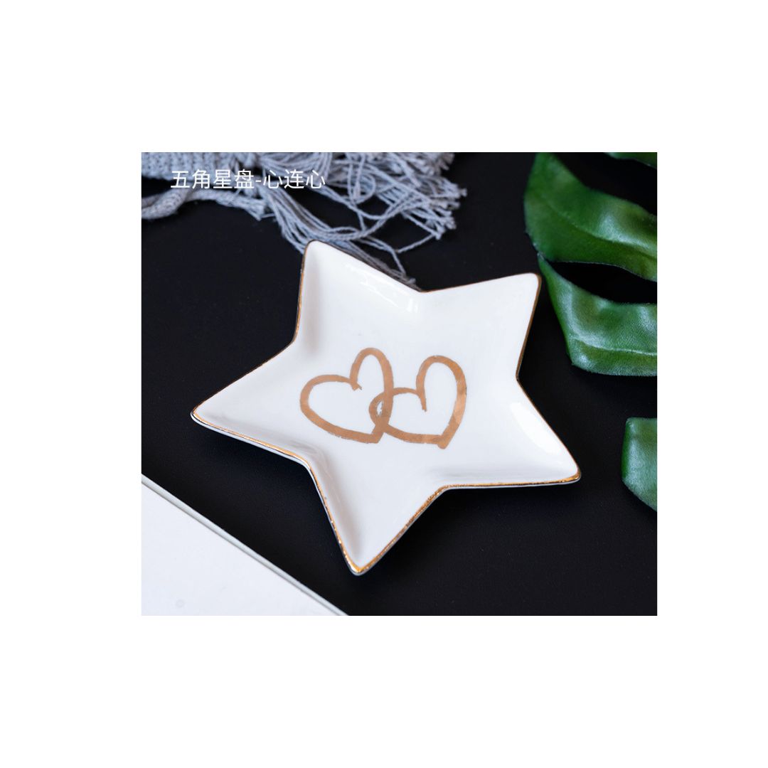 "Star Ceramic Jewelry Organizer"