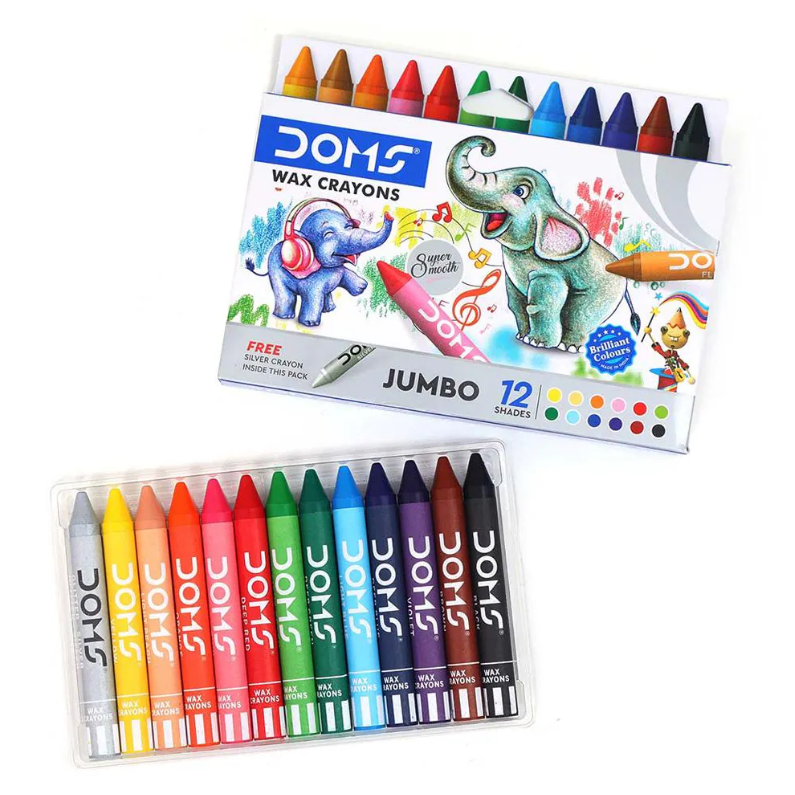 Doms Jumbo crayons for Kids
