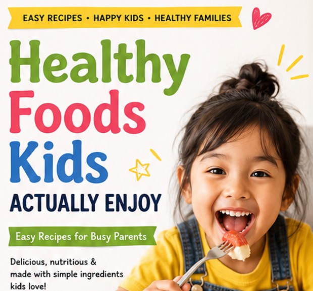 "Healthy Foods Kids Actually Enjoy – 6 Easy & Fun Recipes for Busy Parents"