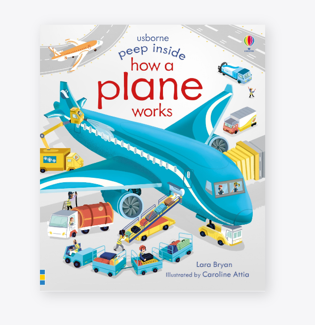 Peep inside how a plane works Kids Board Book