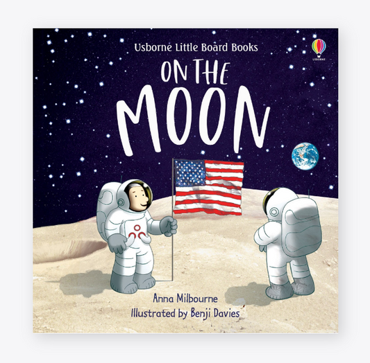 On the moon Board Book for kids