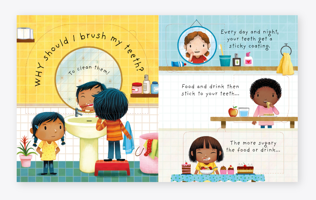 Why should I brush my teeth Kids Board Book | Healthy Teeth