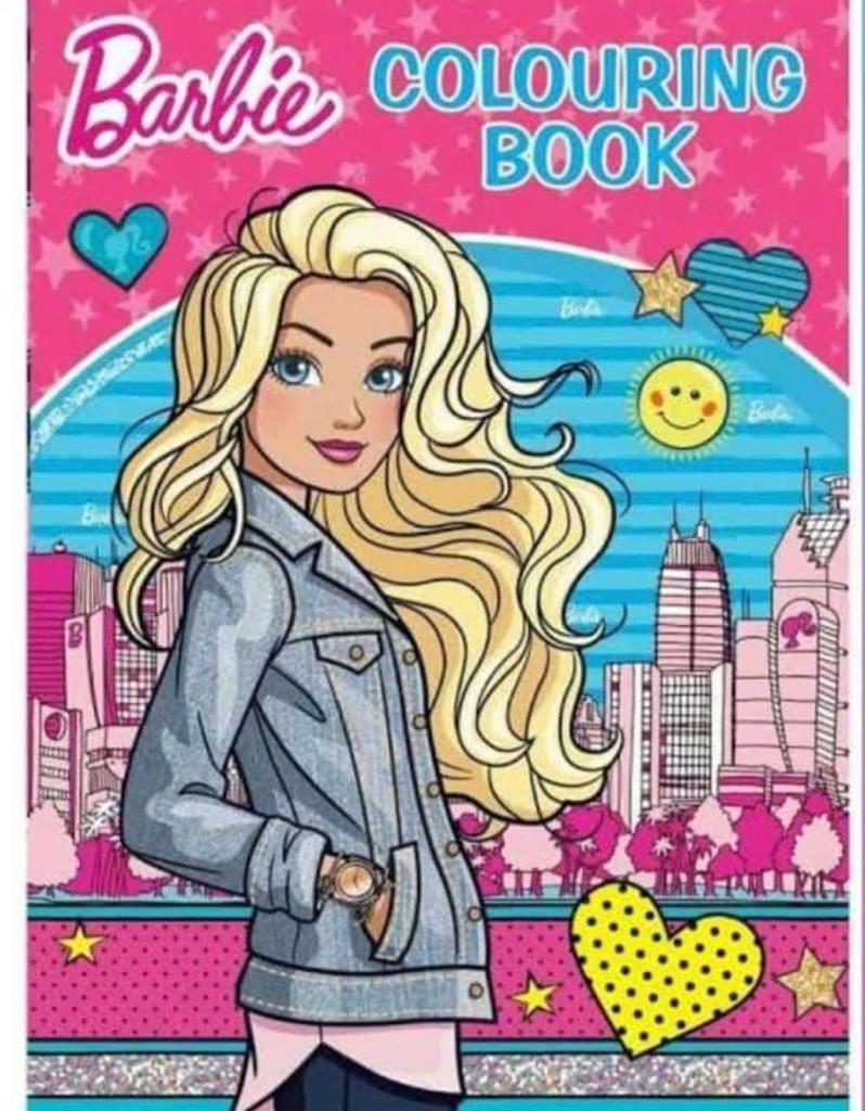 Barbie coloring book, perfect gift for girls