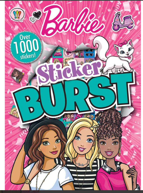 Barbie sticker burst Book