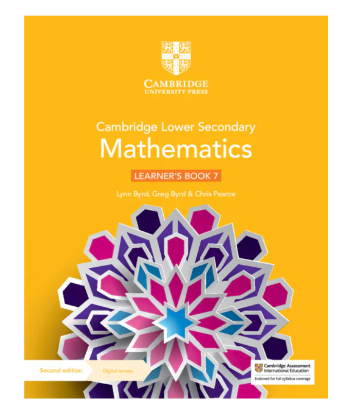 "Cambridge Lower Secondary Mathematics Learner's Book 7 with Digital Access (1 Year) (Cambridge Lower Secondary Maths)"