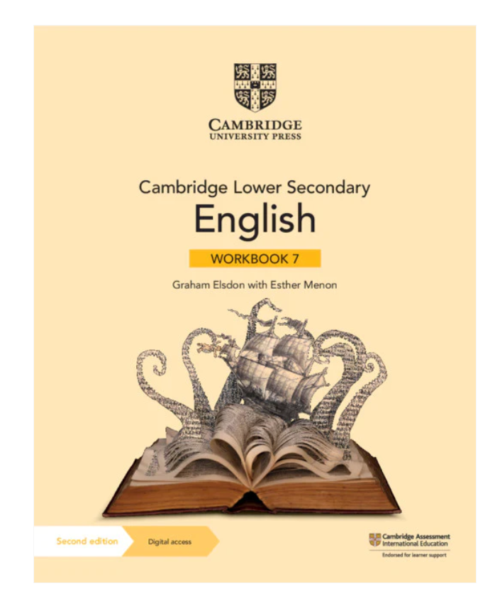 "Cambridge Lower Secondary English Workbook 7 with Digital Access (1 Year)"