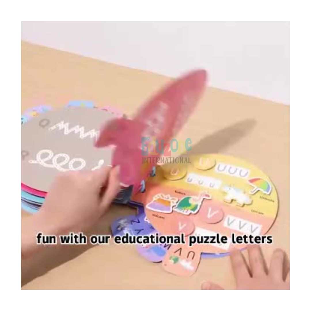 "Alphabet Busy Book – Pre-Writing & Early Literacy Learning Set for Kids"