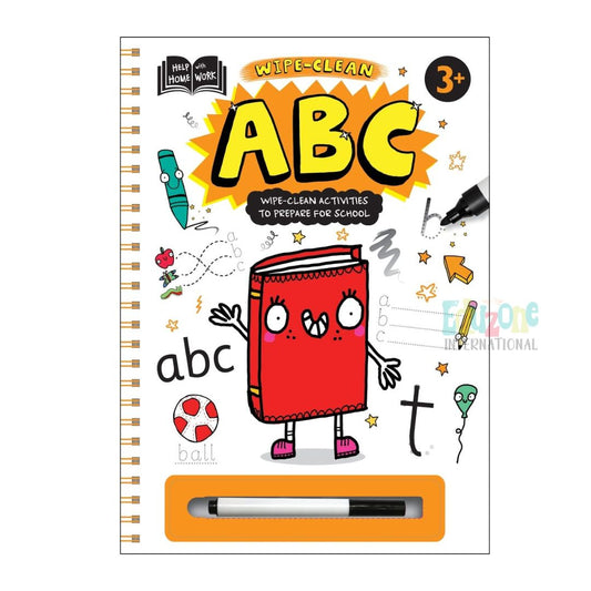 "Alphabet wipe and Clean Book"