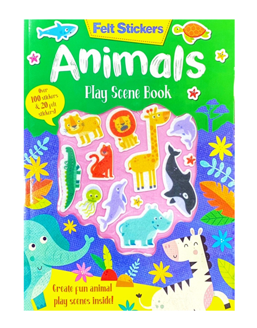 "Animal Sticker Book for Kids"