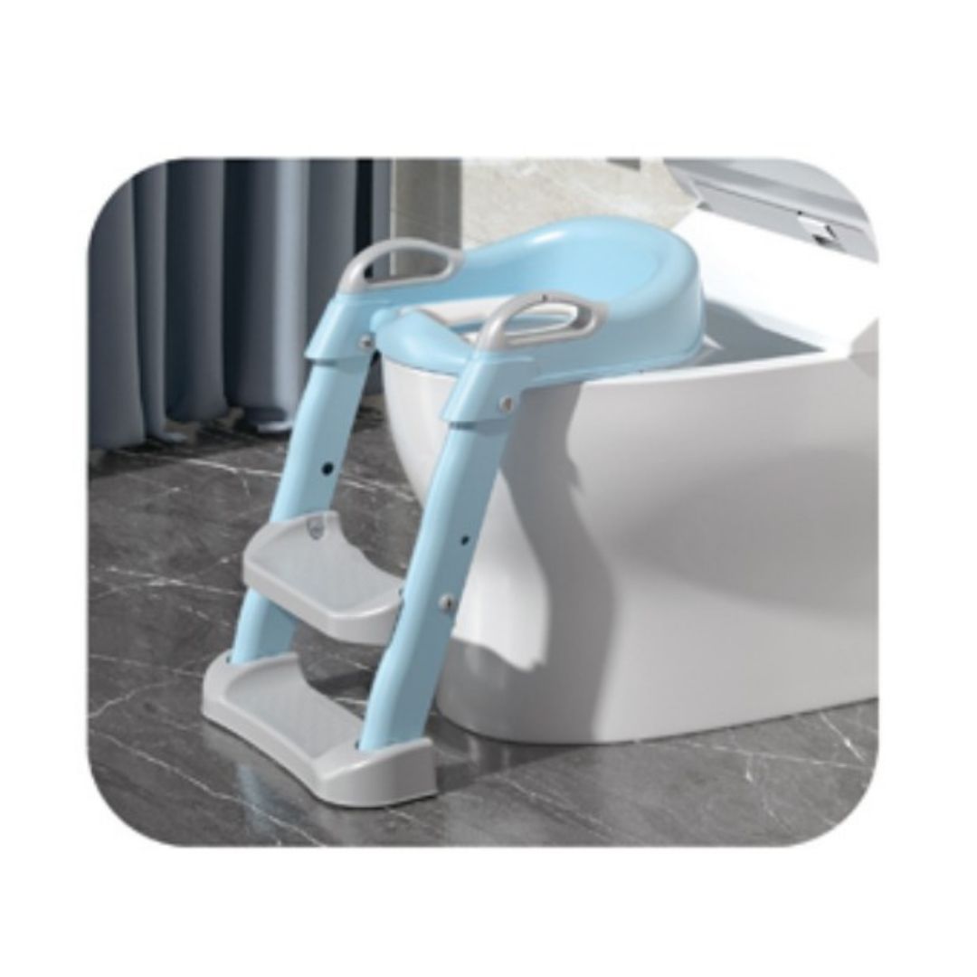 "Baby Toilet Seat with Ladder"