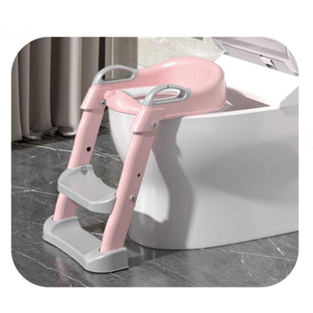 "Baby Toilet Seat with Ladder"