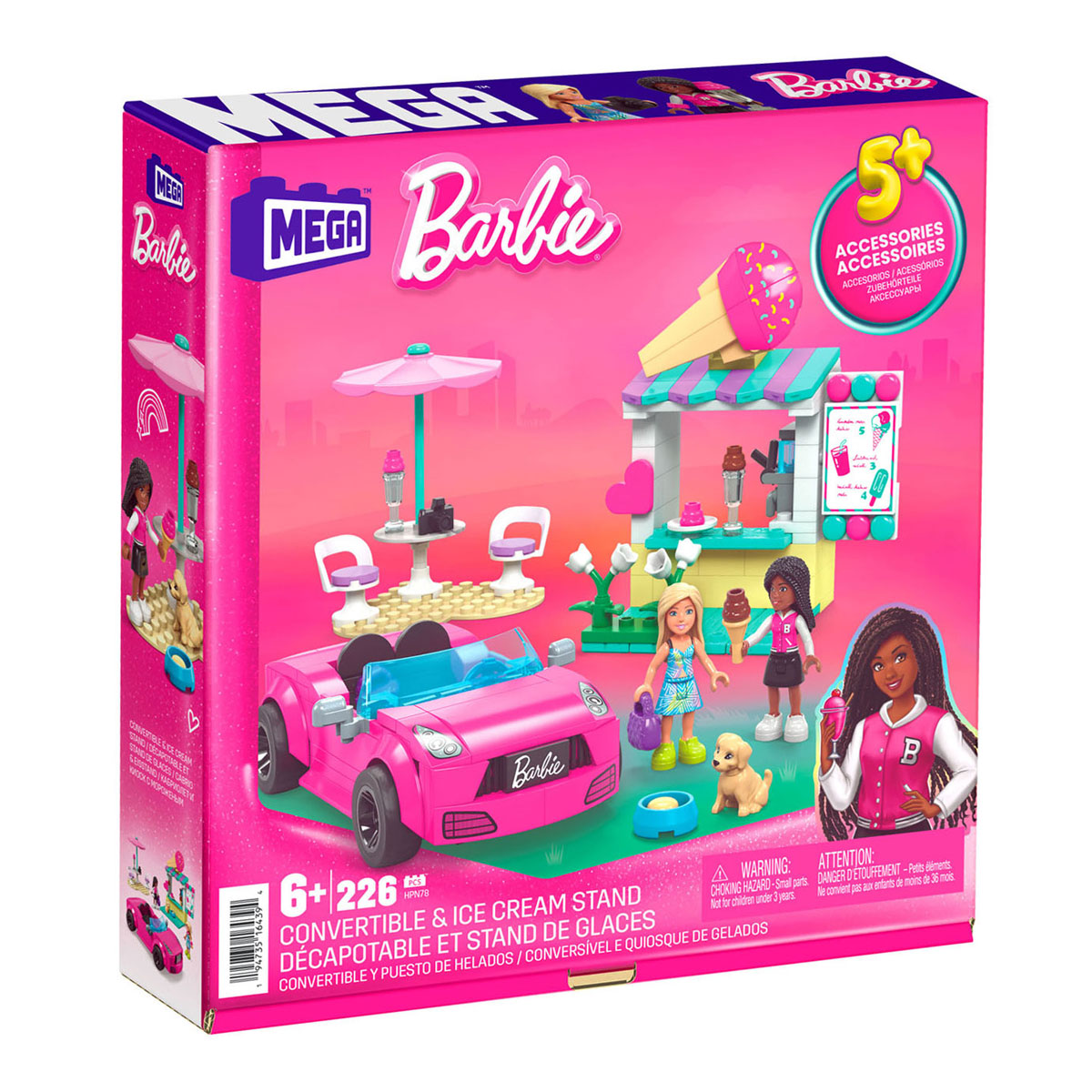 "Barbie 226 pieces Mega Blocks Lego set"