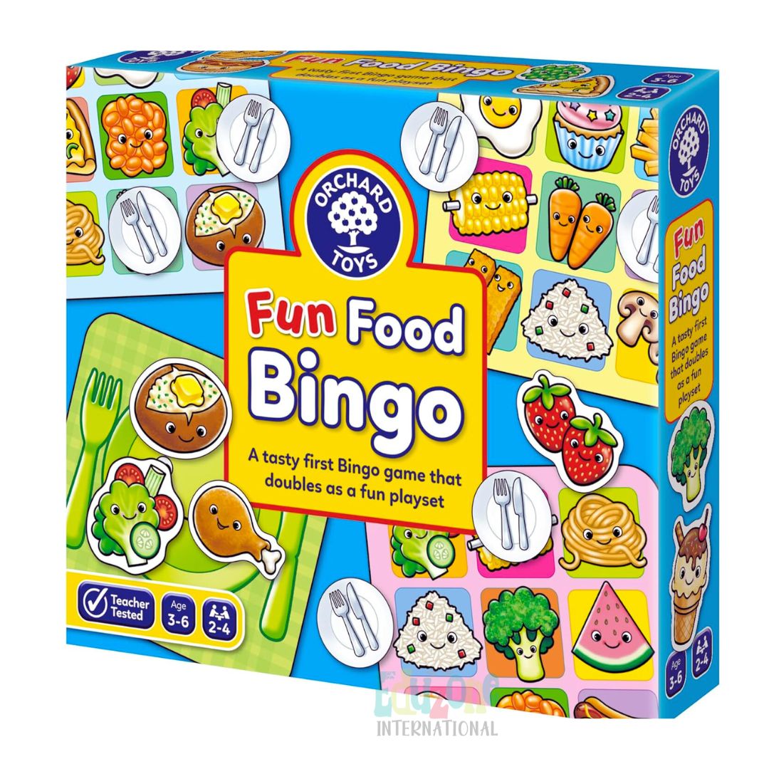Tz Fun Orchard Toys Fun Food Bingo – First Matching & Learning Game (Ages 3–6 ...