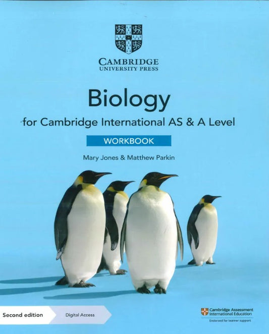 "Cambridge International AS & A Level Biology Workbook with Digital Access"