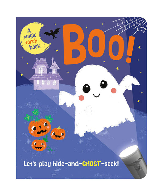 "Kids Halloween Story Book - Boo! Magic Torch Book"