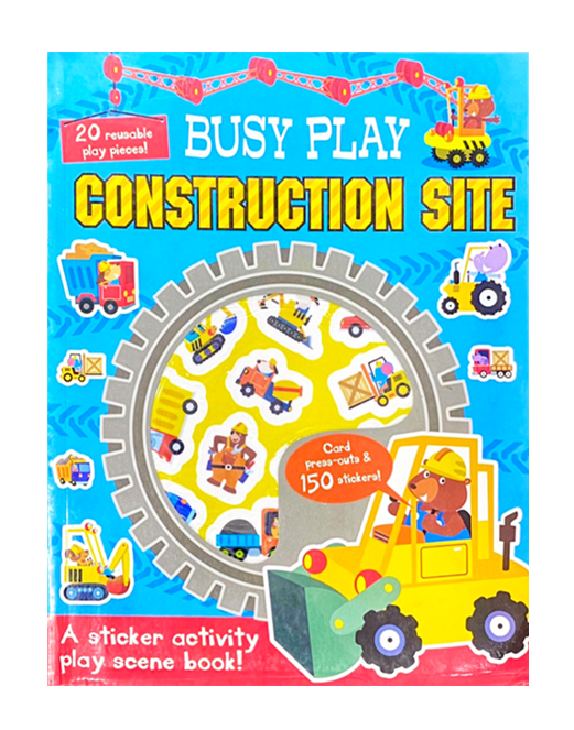 " Construction Sticker Activity Book"