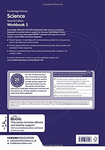 "Cambridge Primary Science Workbook 3 - Hodder