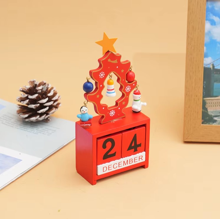 "Festive Gift-Wooden Calendar"