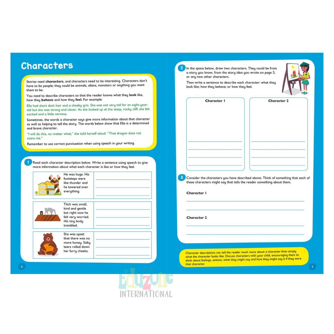 "Collins Story Writing Activity Book Ages 7-9"