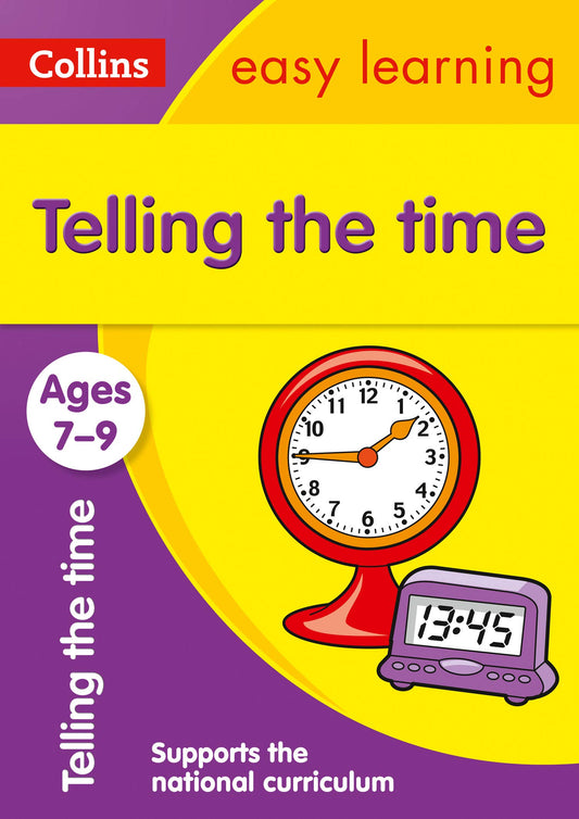 "Collins Easy Learning Tell the time workbook at Eduzone International Bookshop"