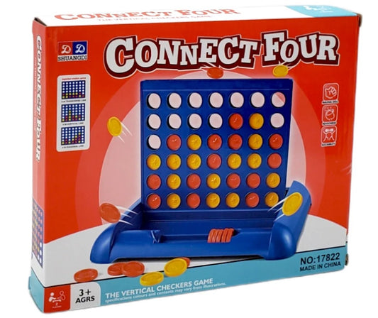 "Classic Connect Four board game for kids and families, strategy and logic play."